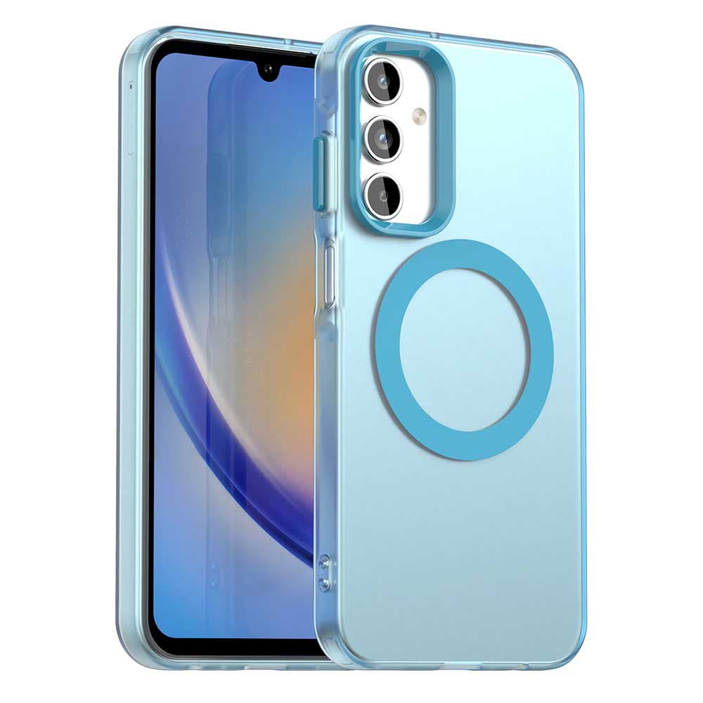 Techsuit CandyCase MagSafe pro Samsung Galaxy A15 4G / A15 5G modrá - náhled 1