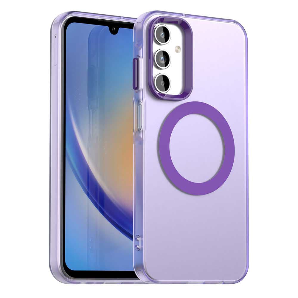 Techsuit CandyCase MagSafe pro Samsung Galaxy A15 4G A15 5G fialová - náhled 1