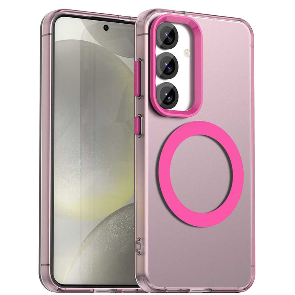 Techsuit CandyCase MagSafe pro Samsung Galaxy S24 Plus S25 Plus růžová - náhled 1