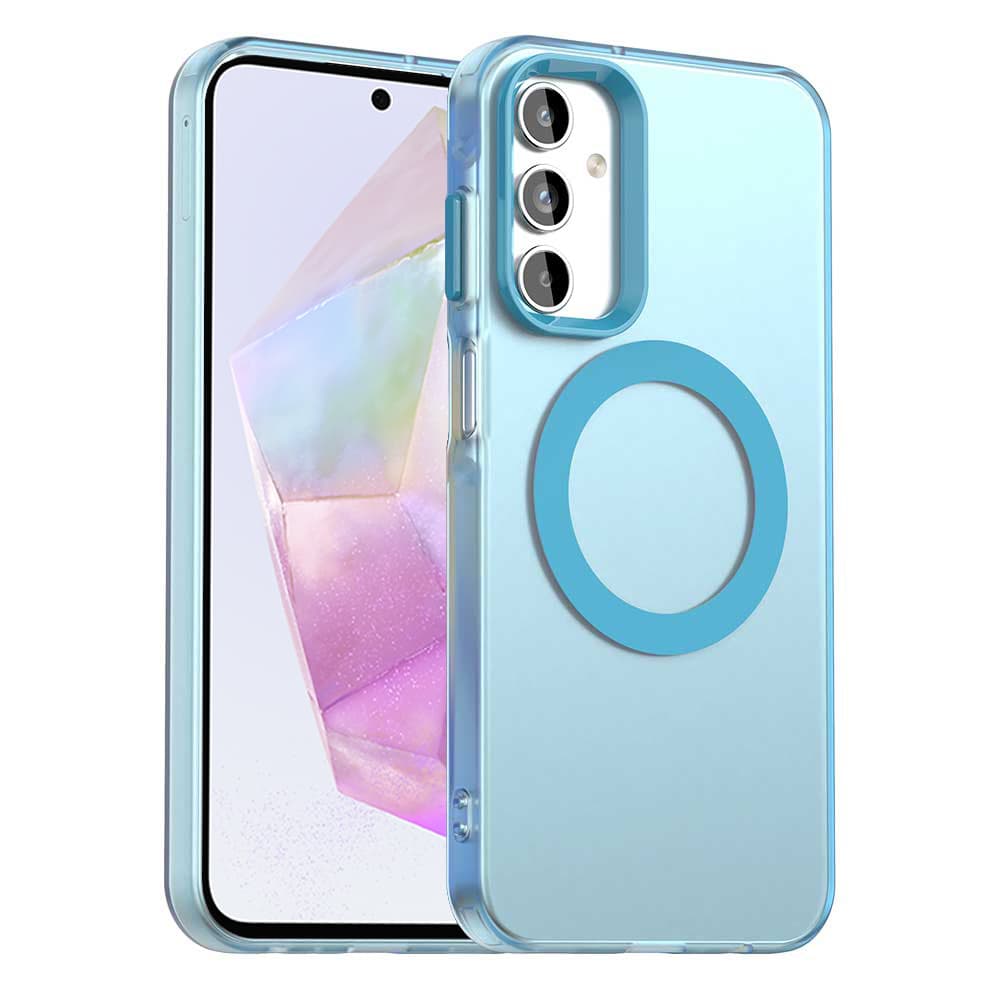 Techsuit CandyCase MagSafe pro Samsung Galaxy A35 5G modrý - náhled 1