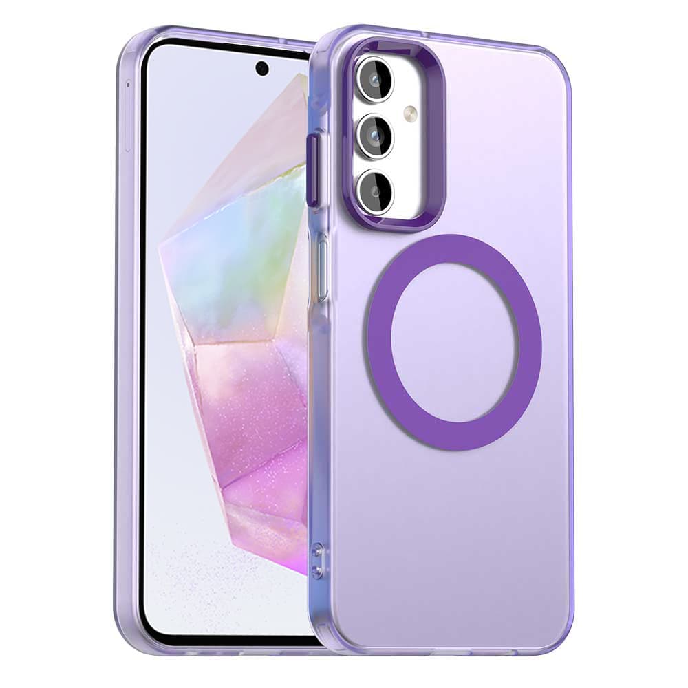 Techsuit CandyCase MagSafe pro Samsung Galaxy A35 5G fialová - náhled 1