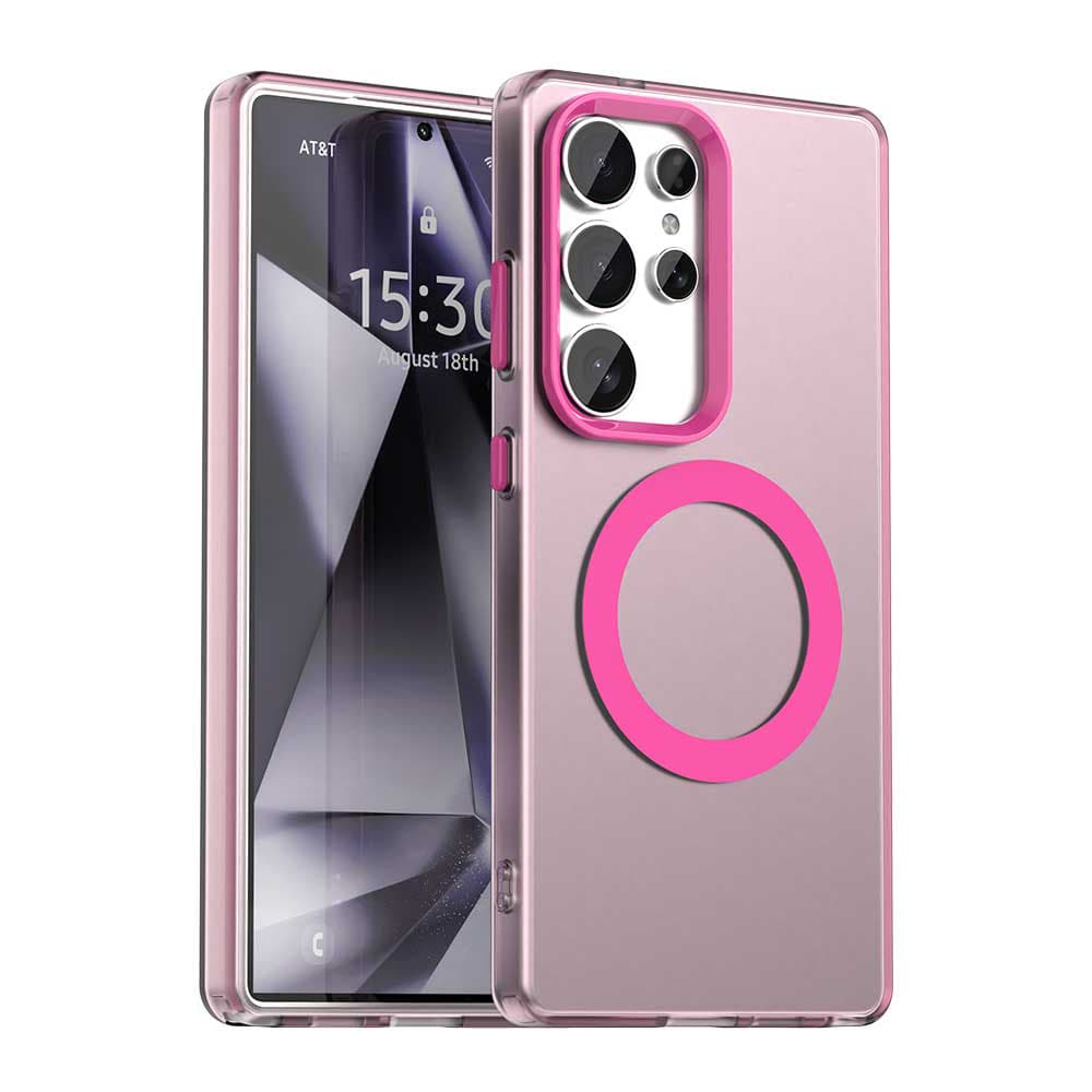 Techsuit CandyCase MagSafe pro Samsung Galaxy S25 Ultra růžová - náhled 1
