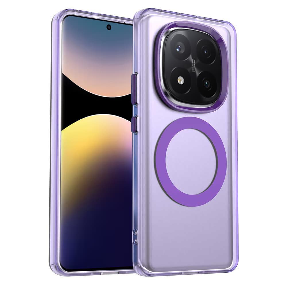Techsuit CandyCase MagSafe pro Xiaomi Redmi Note 14 Pro+ 5G fialová - náhled 1