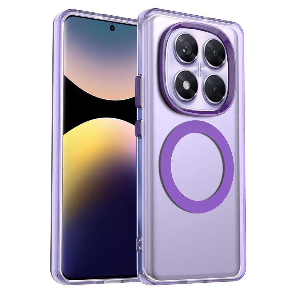 Techsuit CandyCase MagSafe pro Xiaomi Redmi Note 14 Pro 5G Poco X7 fialová - náhled 1