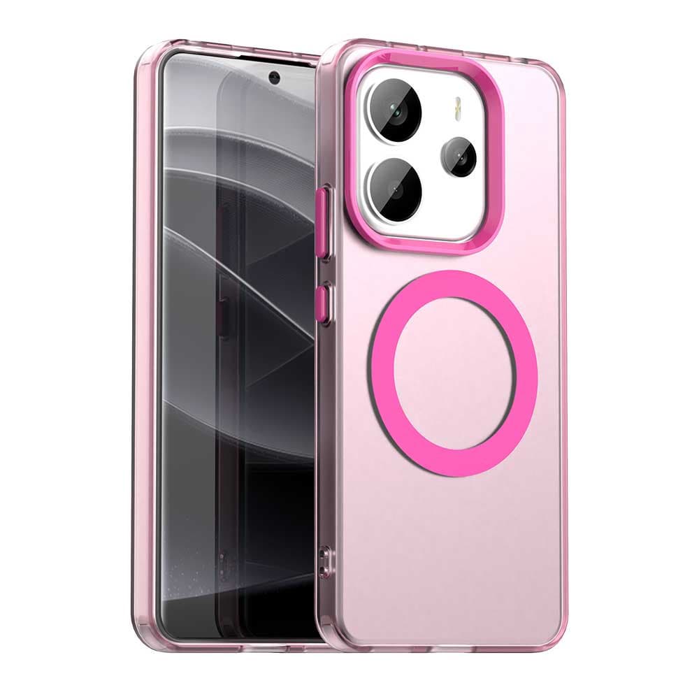 Techsuit CandyCase MagSafe pro Xiaomi Redmi Note 14 4G Standard růžová - náhled 1