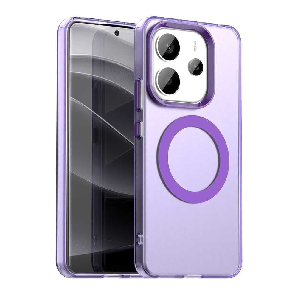 Techsuit CandyCase MagSafe pro Xiaomi Redmi Note 14 4G Standard fialová - náhled 1