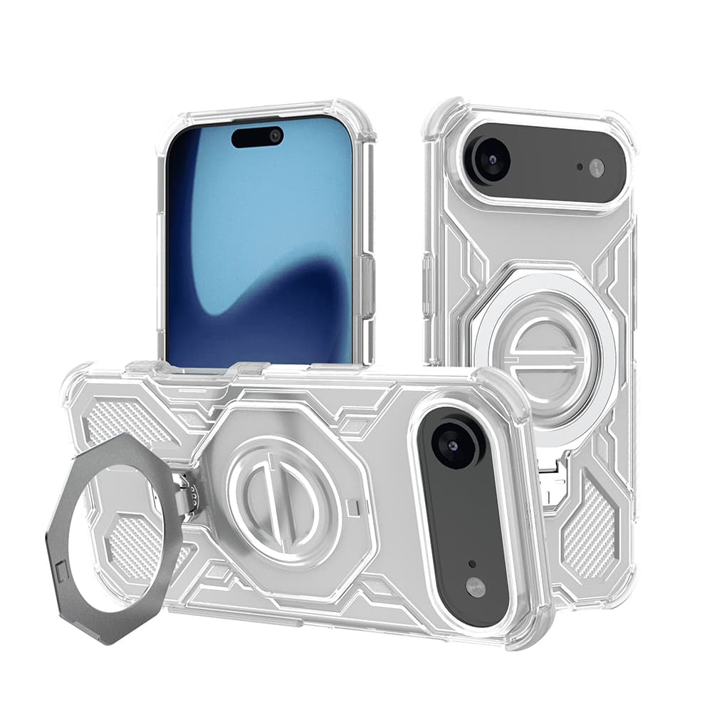 Techsuit Carbon Shield PRO pro iPhone 17 Air bílá průhledná