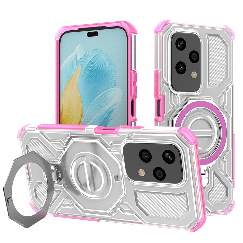 Techsuit Carbon Shield PRO Honor 200 Lite růžová průhledná