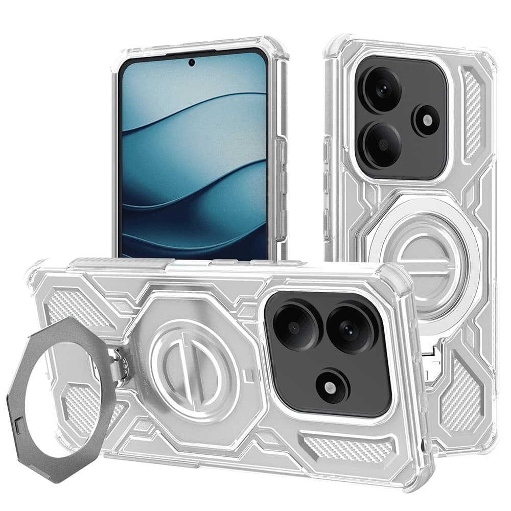 Techsuit Carbon Shield PRO pro Xiaomi Redmi Note 14 5G bílý průhledný