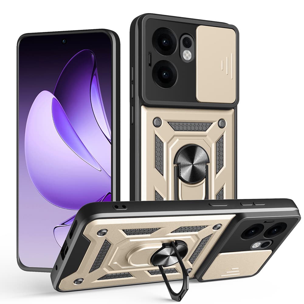Techsuit CamShield Series pro Oppo Reno13 F 4G Reno13 F 5G Reno13 FS 5G zlatá - náhled 1