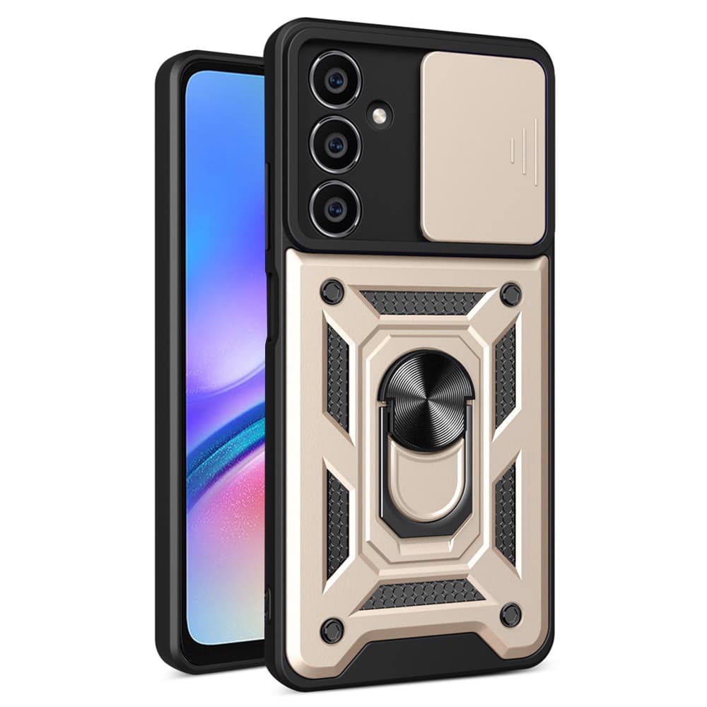 Techsuit CamShield Series pro Samsung Galaxy A05s zlatá - náhled 1