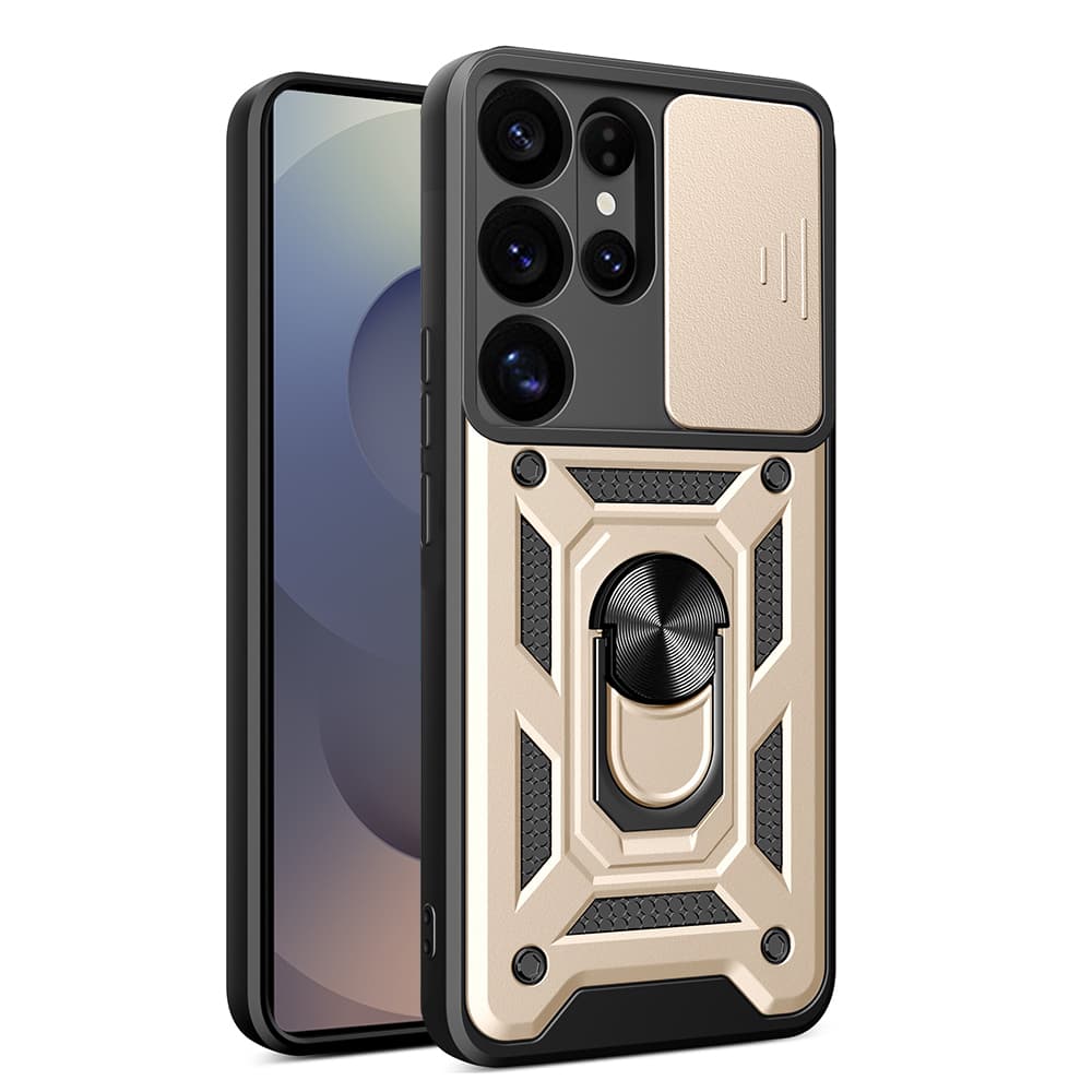 Techsuit CamShield Series Samsung Galaxy S25 Ultra zlatý - náhled 1