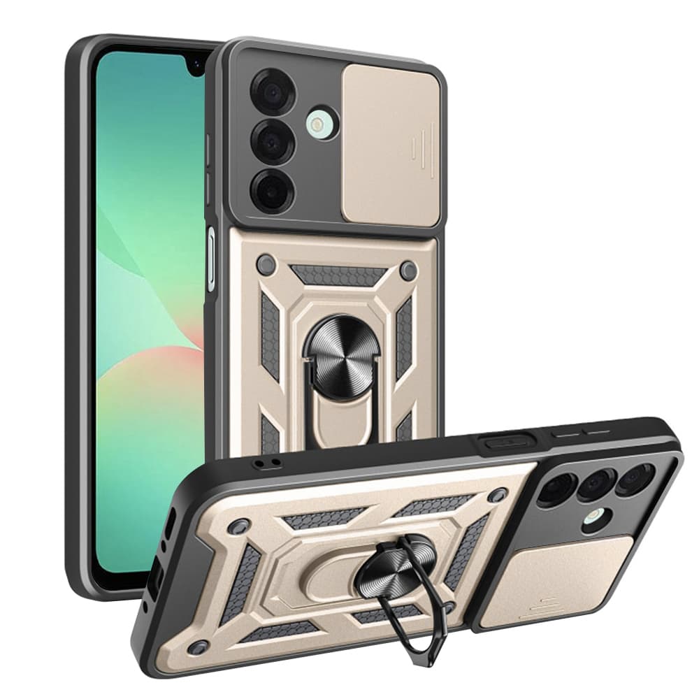 Techsuit CamShield Series pro Samsung Galaxy A26 5G zlatý - náhled 1