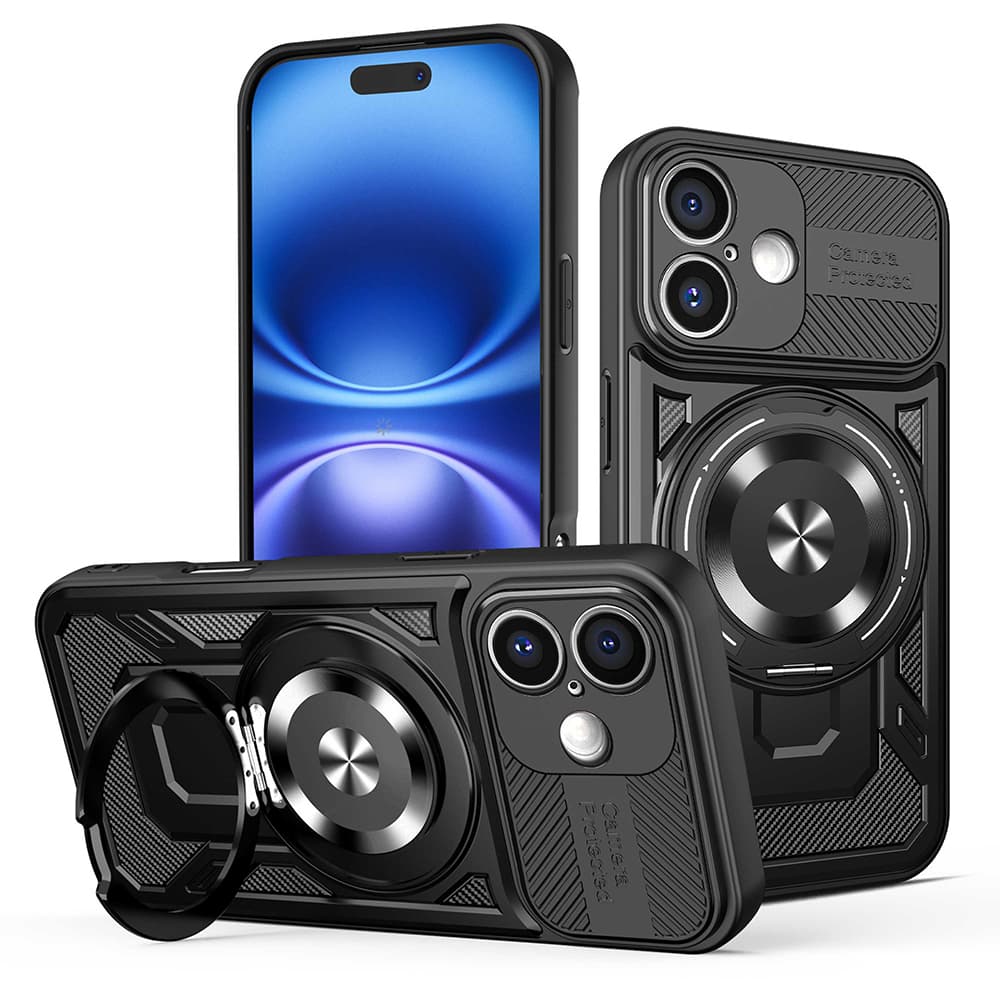 Techsuit RuggedCam pro iPhone 16 černá - náhled 1