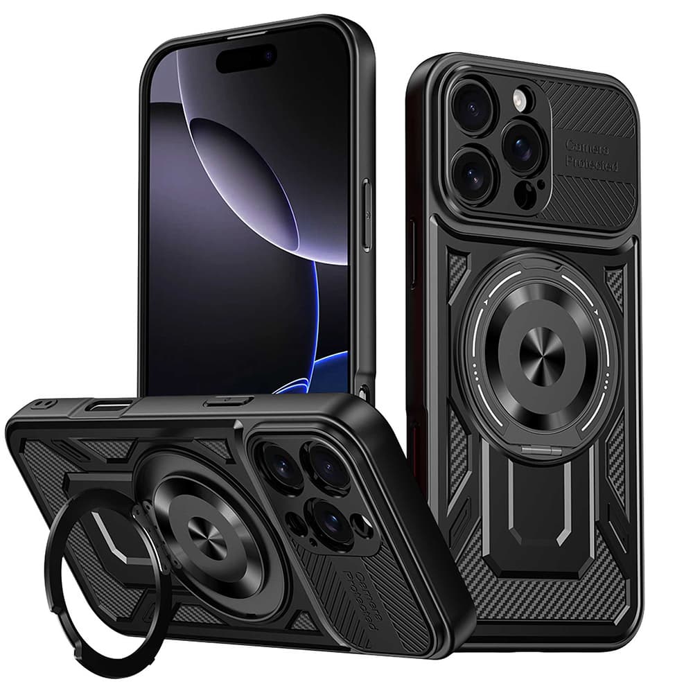 Techsuit RuggedCam pro iPhone 16 Pro Max černý - náhled 1