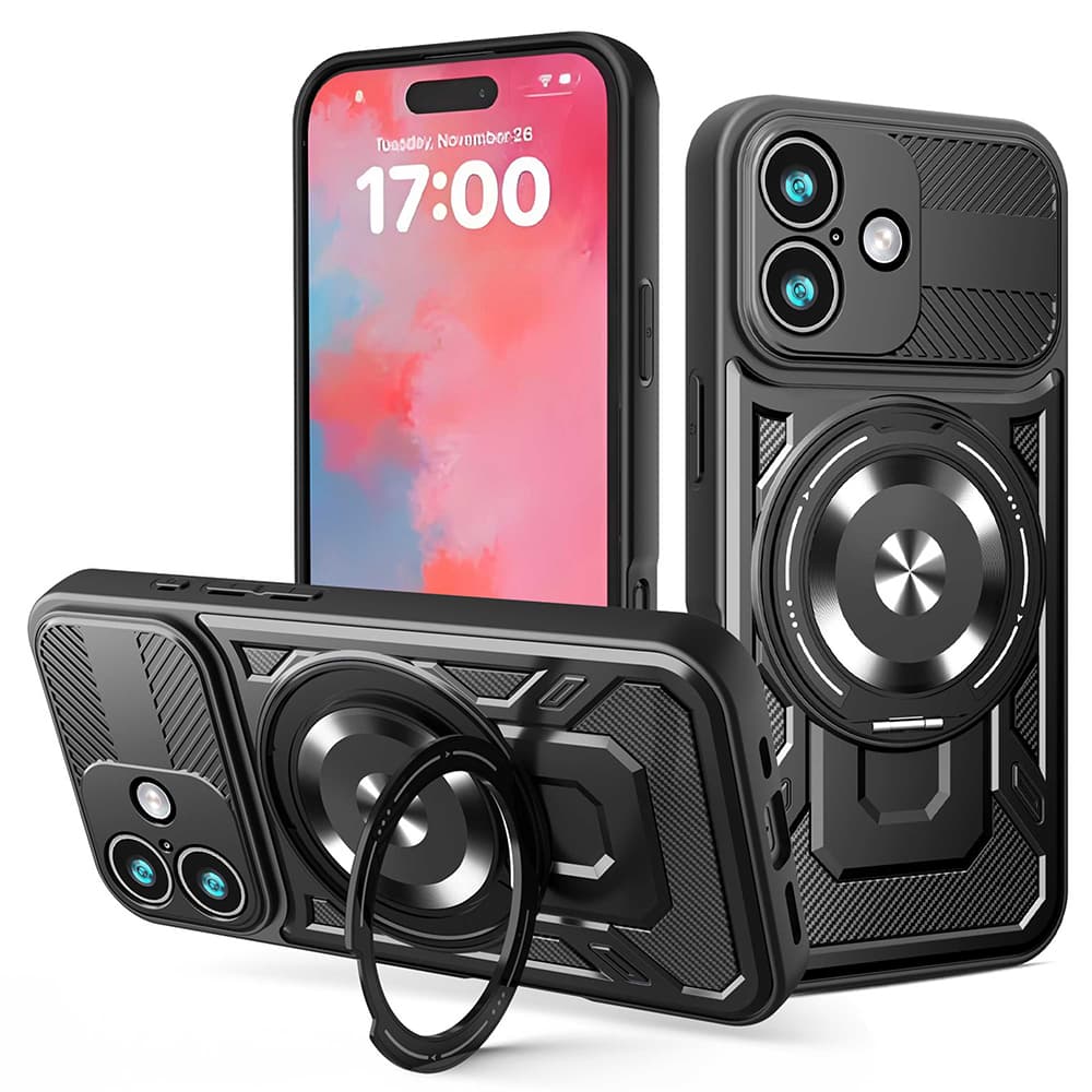 Techsuit RuggedCam pro iPhone 17 černá - náhled 1