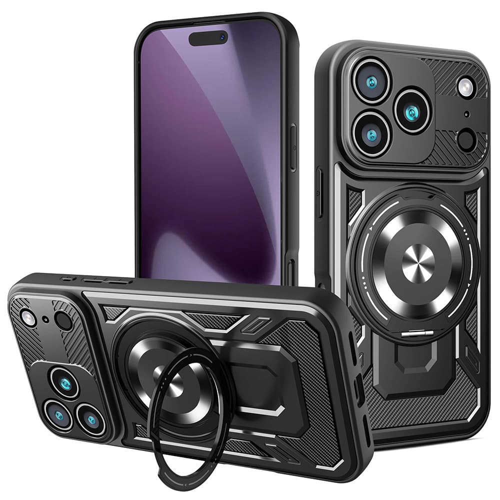 Techsuit RuggedCam pro iPhone 17 Pro černá - náhled 1