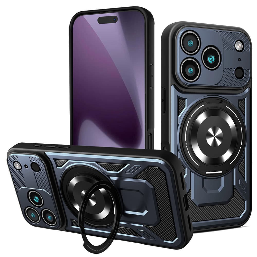 Techsuit RuggedCam pro iPhone 17 Pro modrá - náhled 1