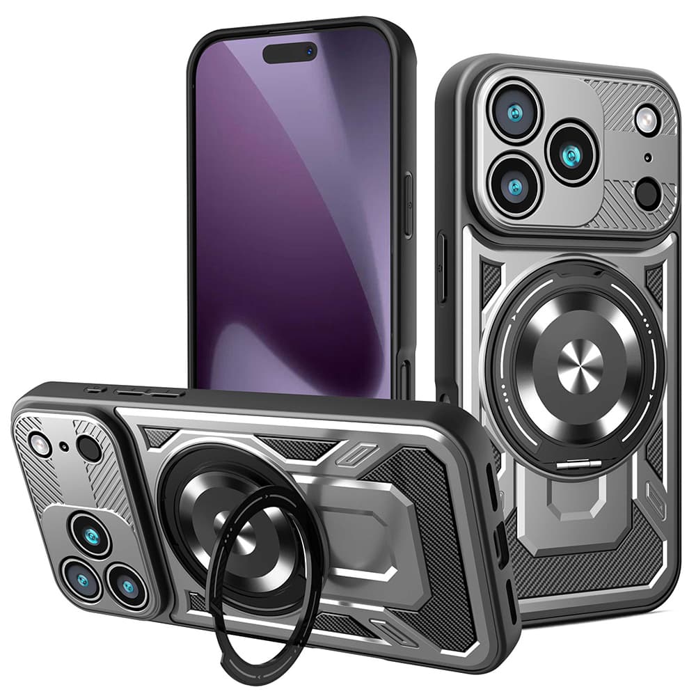 Techsuit RuggedCam pro iPhone 17 Pro šedý - náhled 1