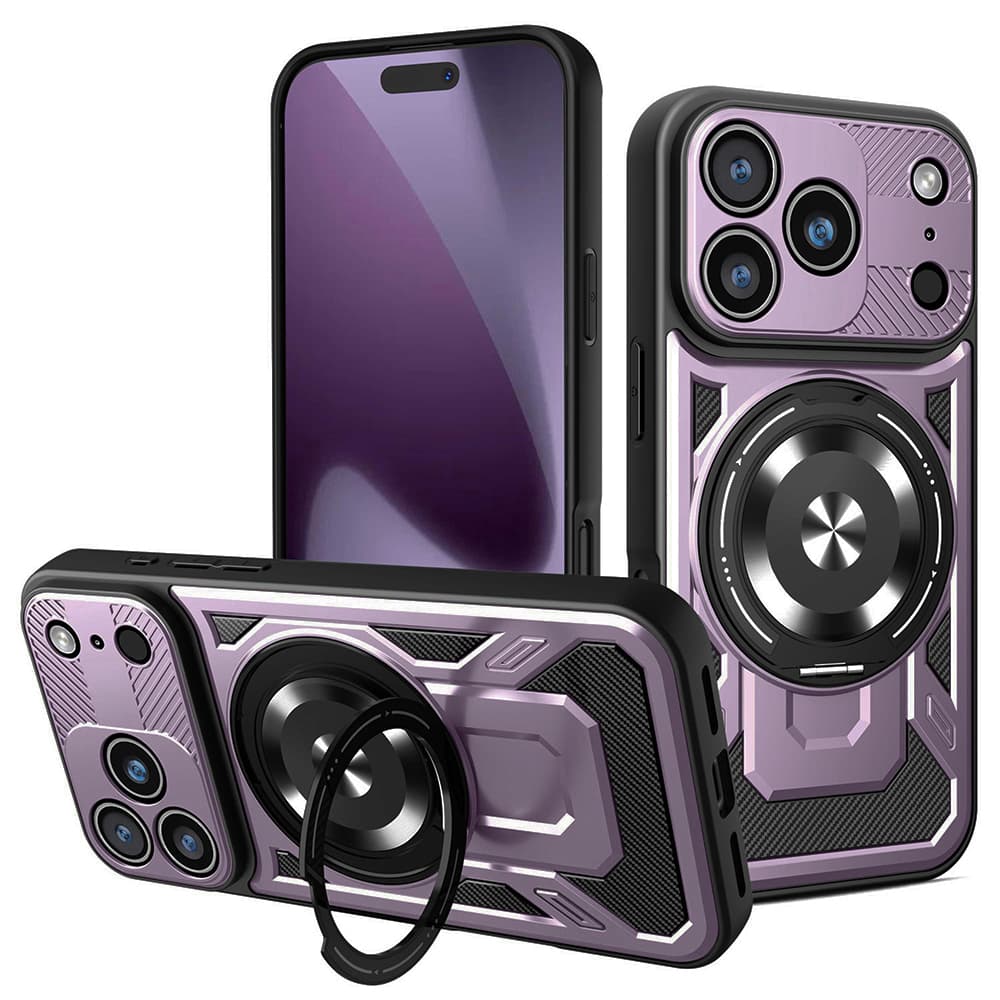Techsuit RuggedCam pro iPhone 17 Pro fialová - náhled 1