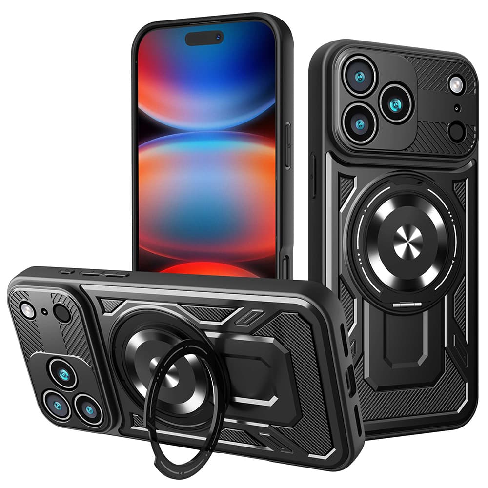 Techsuit RuggedCam pro iPhone 17 Pro Max černý - náhled 1
