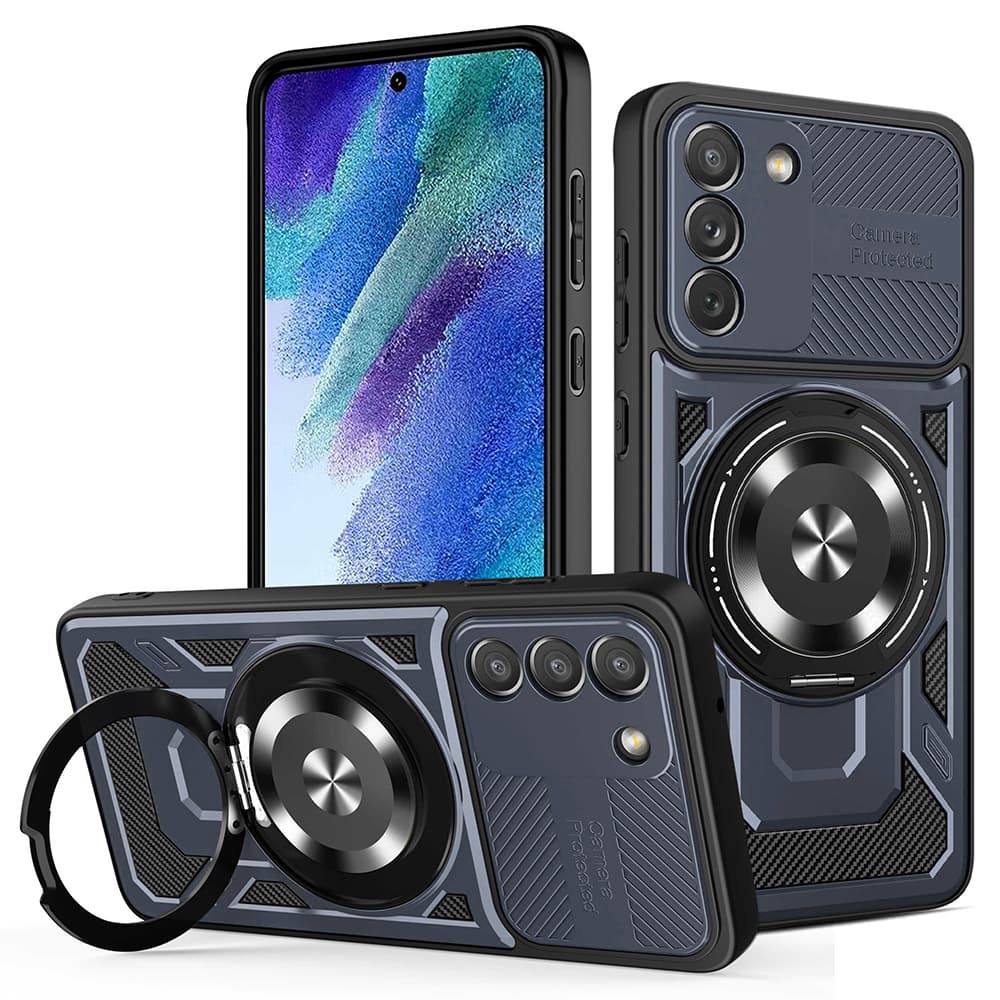 Techsuit RuggedCam pro Samsung Galaxy S21 FE 5G modrá - náhled 1