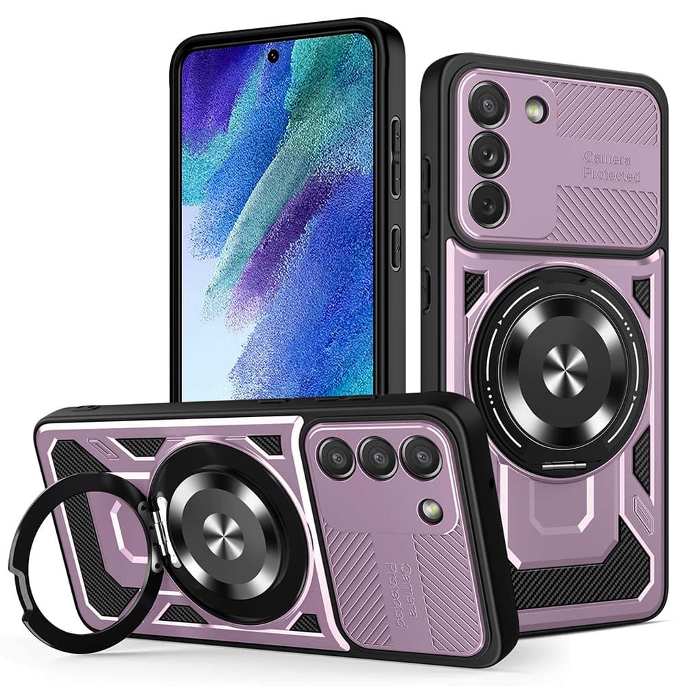Techsuit RuggedCam pro Samsung Galaxy S21 FE 5G fialová - náhled 1