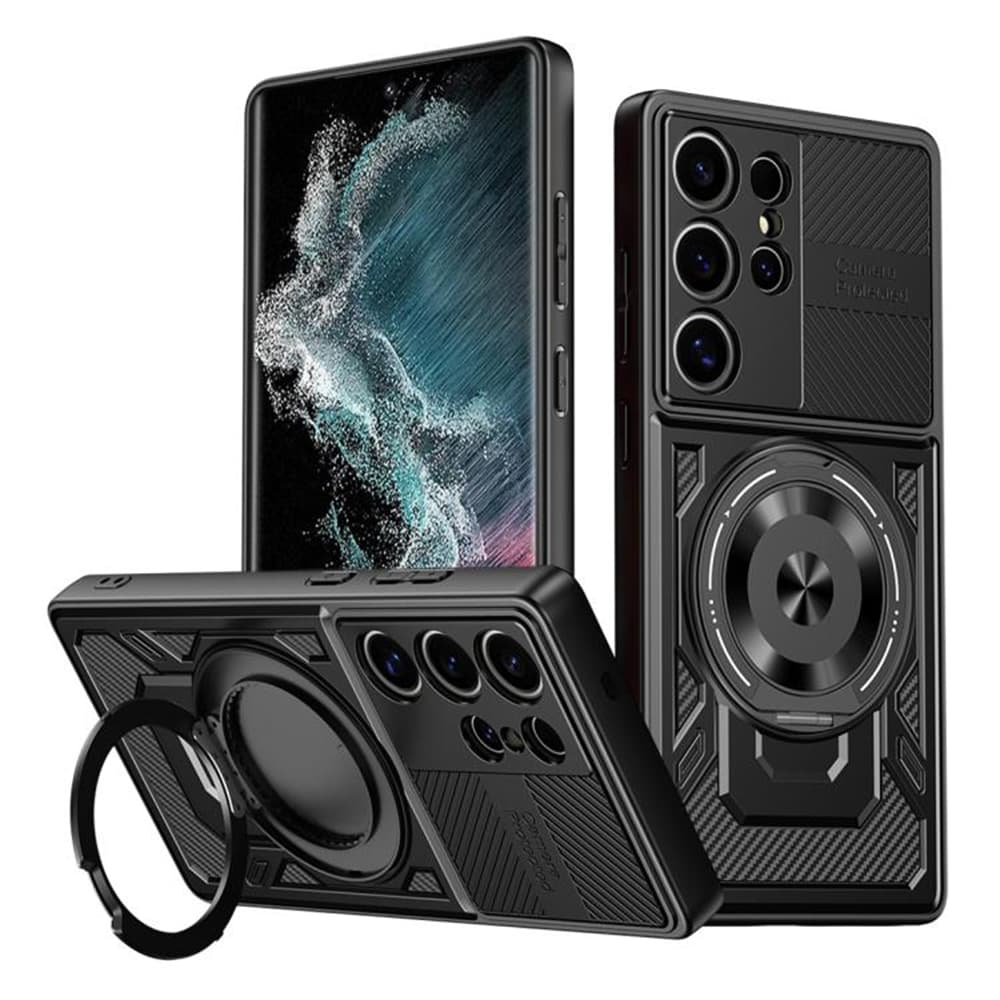 Techsuit RuggedCam pro Samsung Galaxy S22 Ultra 5G černý - náhled 1