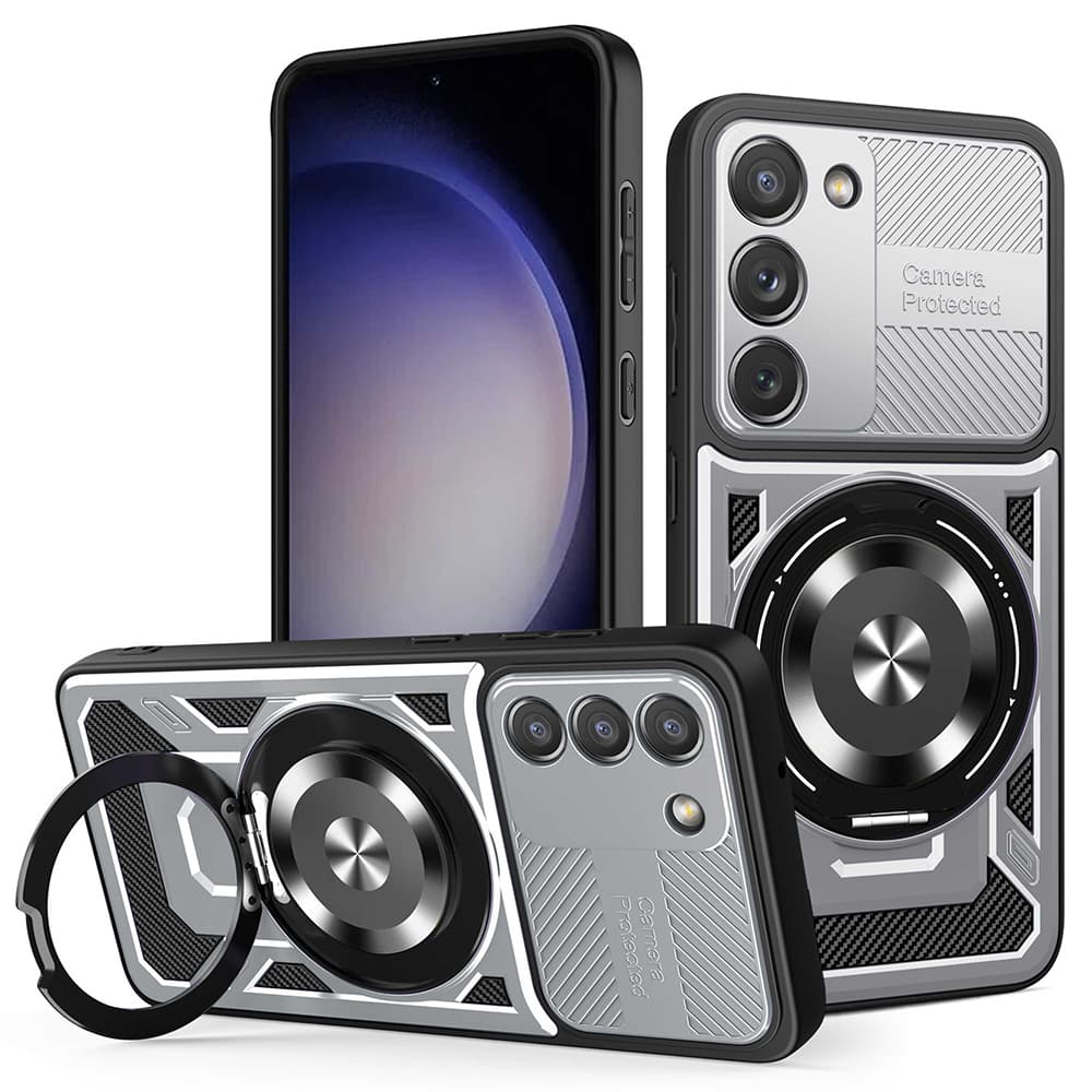 Techsuit RuggedCam pro Samsung Galaxy S23 šedý - náhled 1