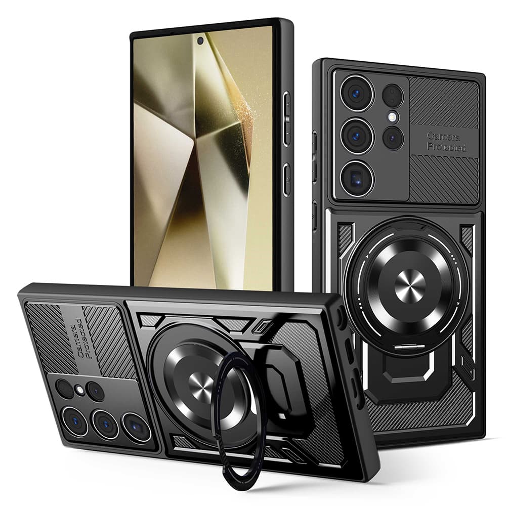 Techsuit RuggedCam pro Samsung Galaxy S24 Ultra černý - náhled 1