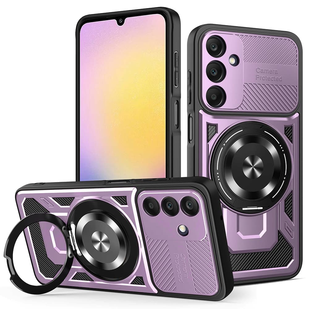Techsuit RuggedCam pro Samsung Galaxy A25 5G fialová - náhled 1