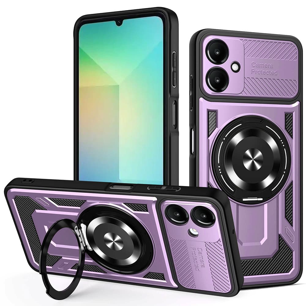 Techsuit RuggedCam pro Samsung Galaxy A06 fialová - náhled 1