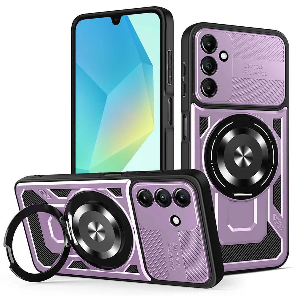 Techsuit RuggedCam pro Samsung Galaxy A16 4G A16 5G fialová - náhled 1
