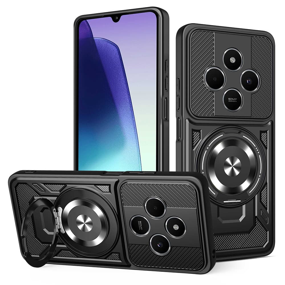 Odolný kryt Techsuit RuggedCam pro Xiaomi Redmi 14C Poco C75 černý - náhled 1