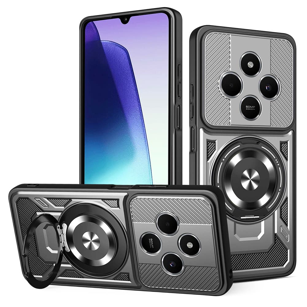 Techsuit RuggedCam pro Xiaomi Redmi 14C Poco C75 šedá - náhled 1