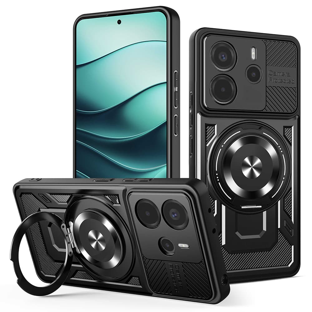 Pouzdro Techsuit RuggedCam pro Xiaomi Redmi Note 14 5G černé - náhled 1