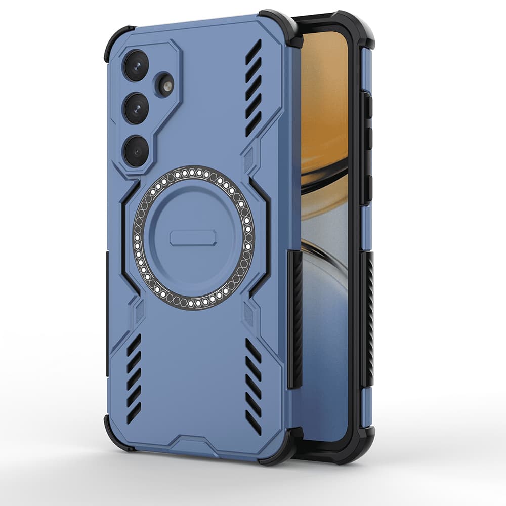 Pouzdro Techsuit ArmorMag pro Samsung Galaxy A55 5G modré - náhled 1