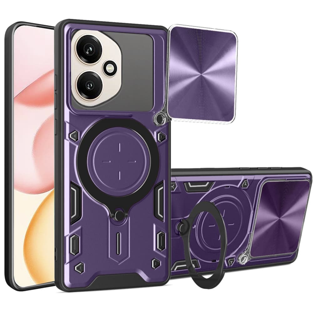 Techsuit CamGuard Pro Honor 400 fialová - náhled 1