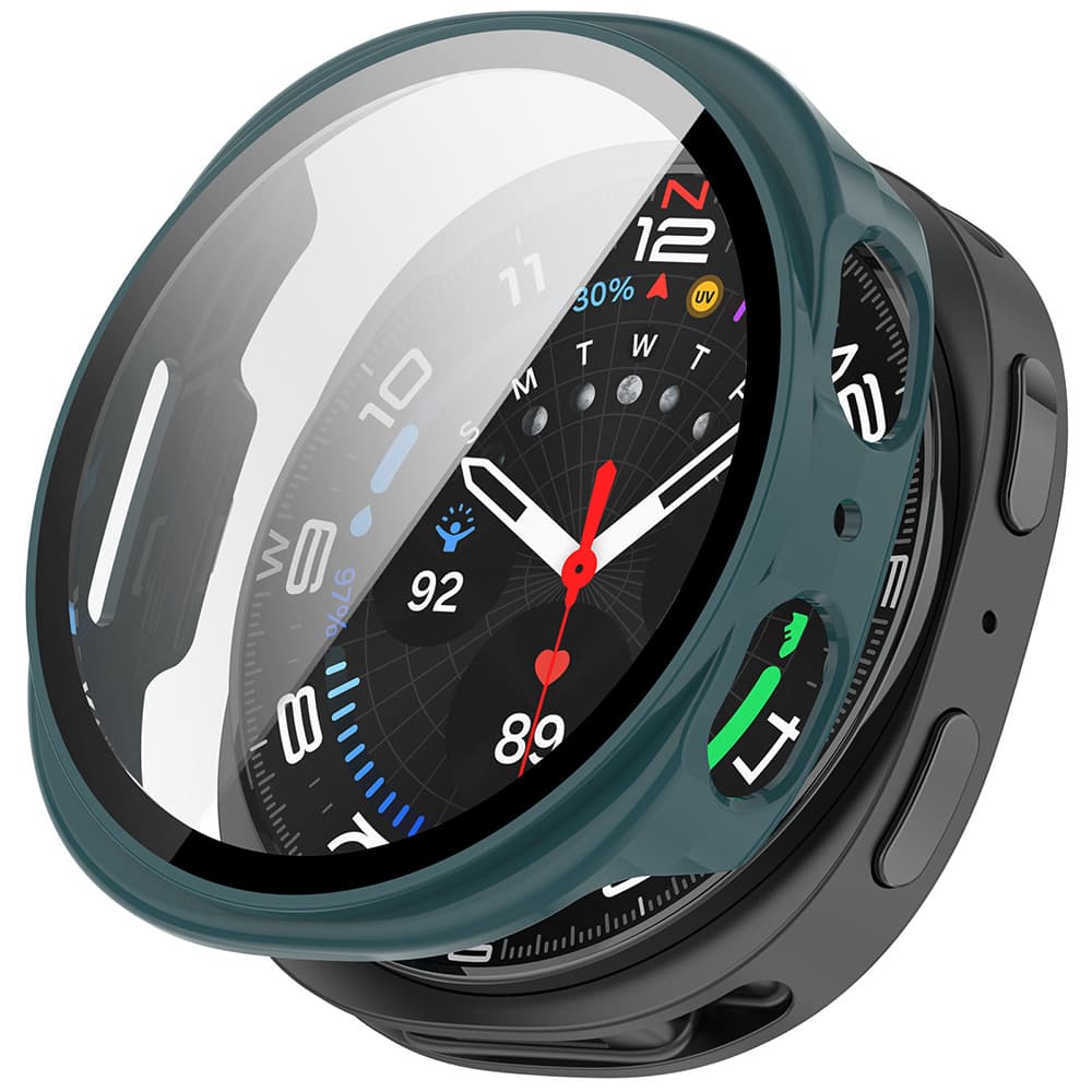 Ochranný kryt a fólie Techsuit Defense360 Pro Samsung Galaxy Watch8 40mm tmavě tyrkysová - náhled 1