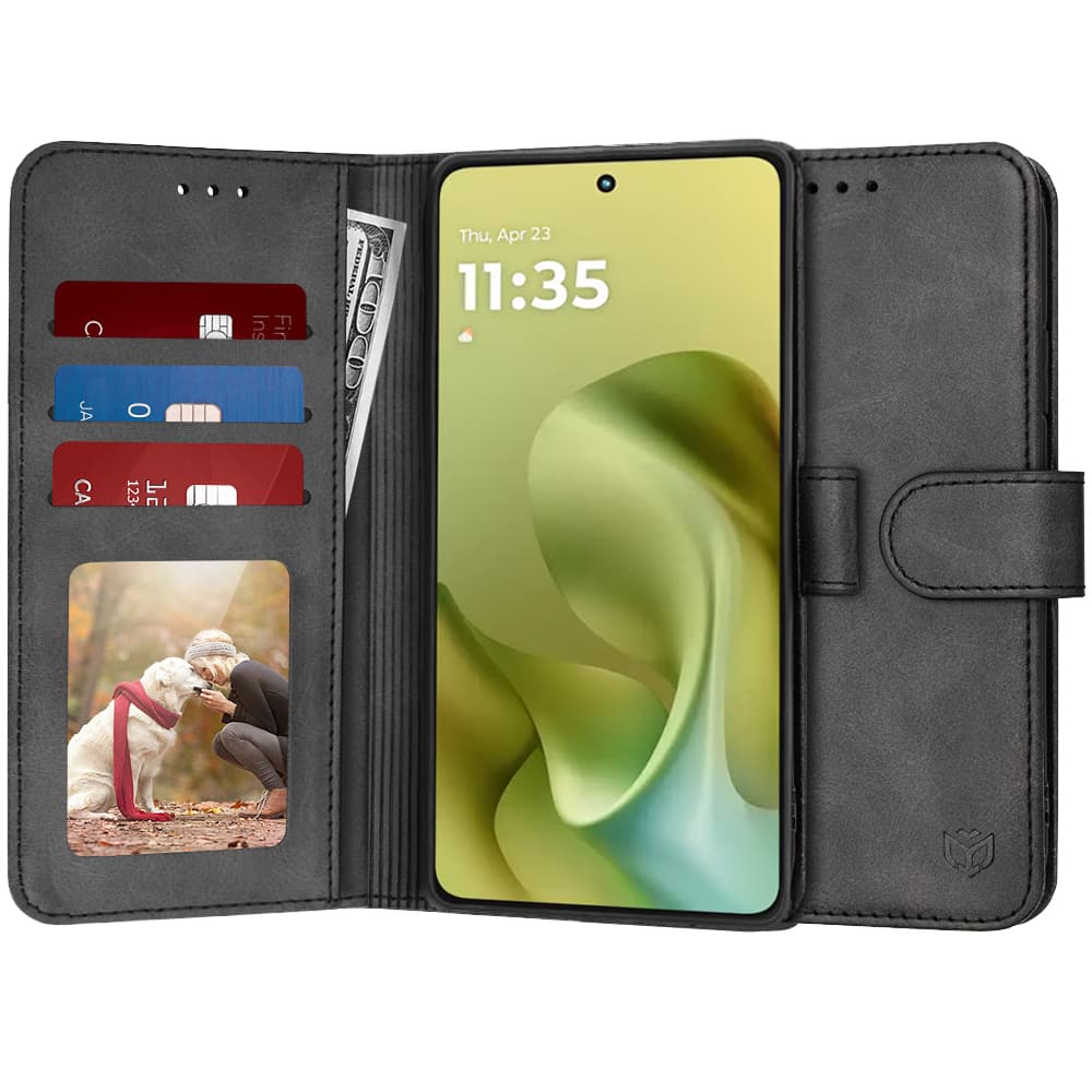 Techsuit kniha deníku pro Motorola Moto G86 černá - náhled 1