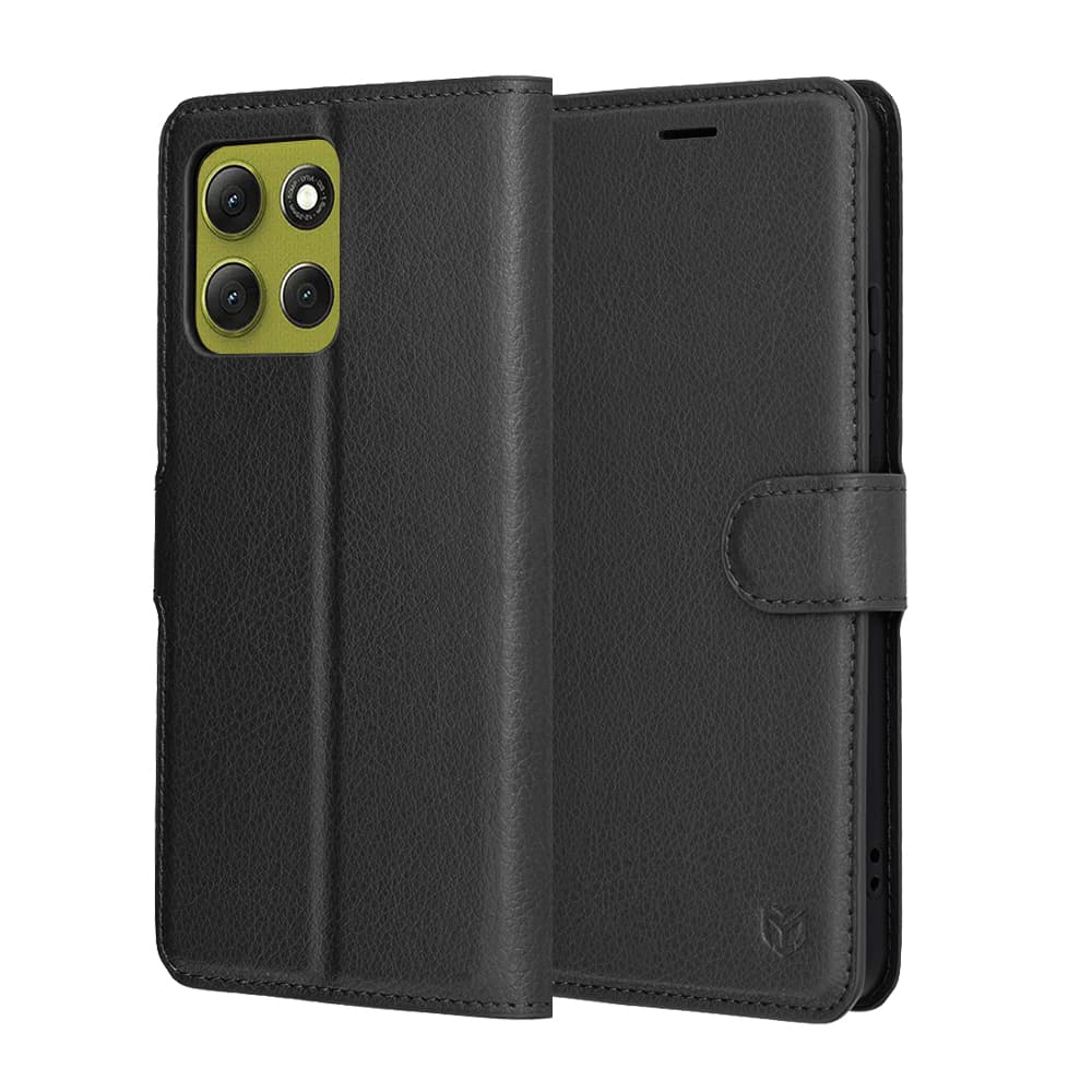 Pouzdro Techsuit Leather Folio pro Motorola Moto G86 černé - náhled 1