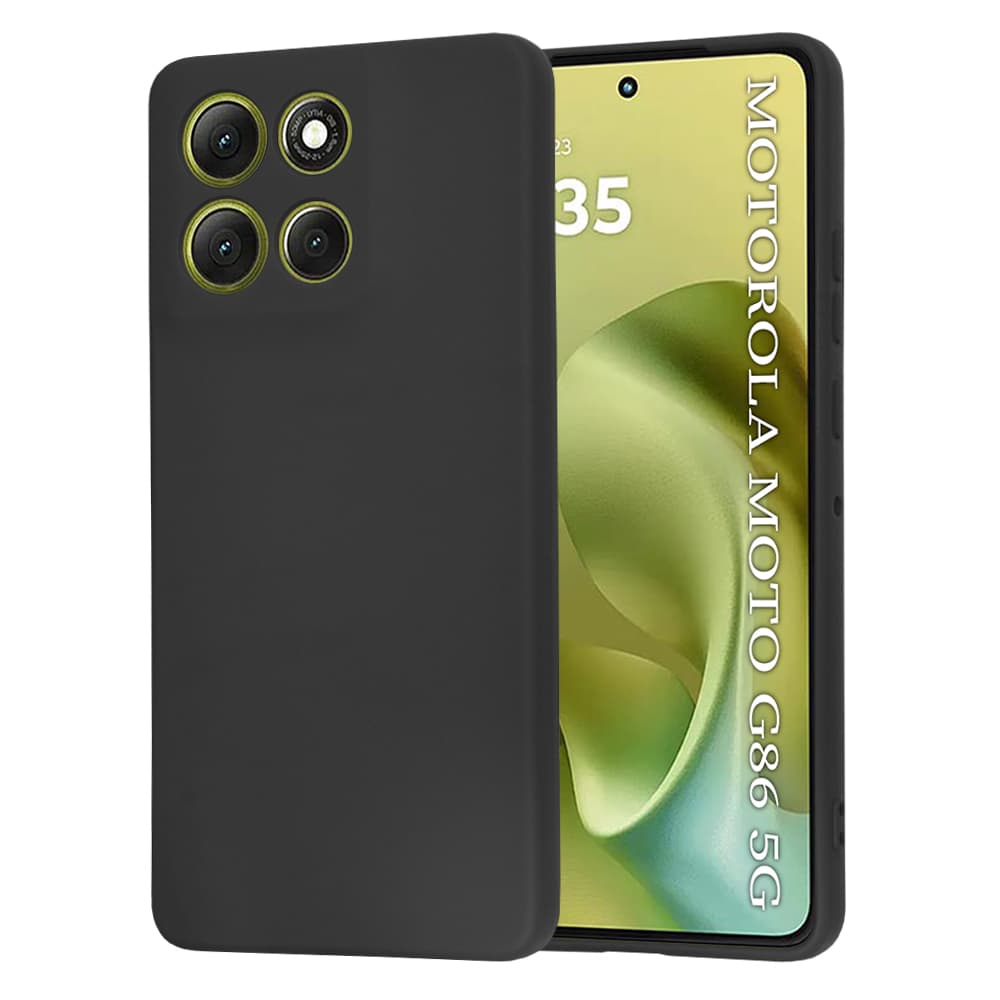 Pouzdro Techsuit SoftFlex pro Motorola Moto G86 černé - náhled 1