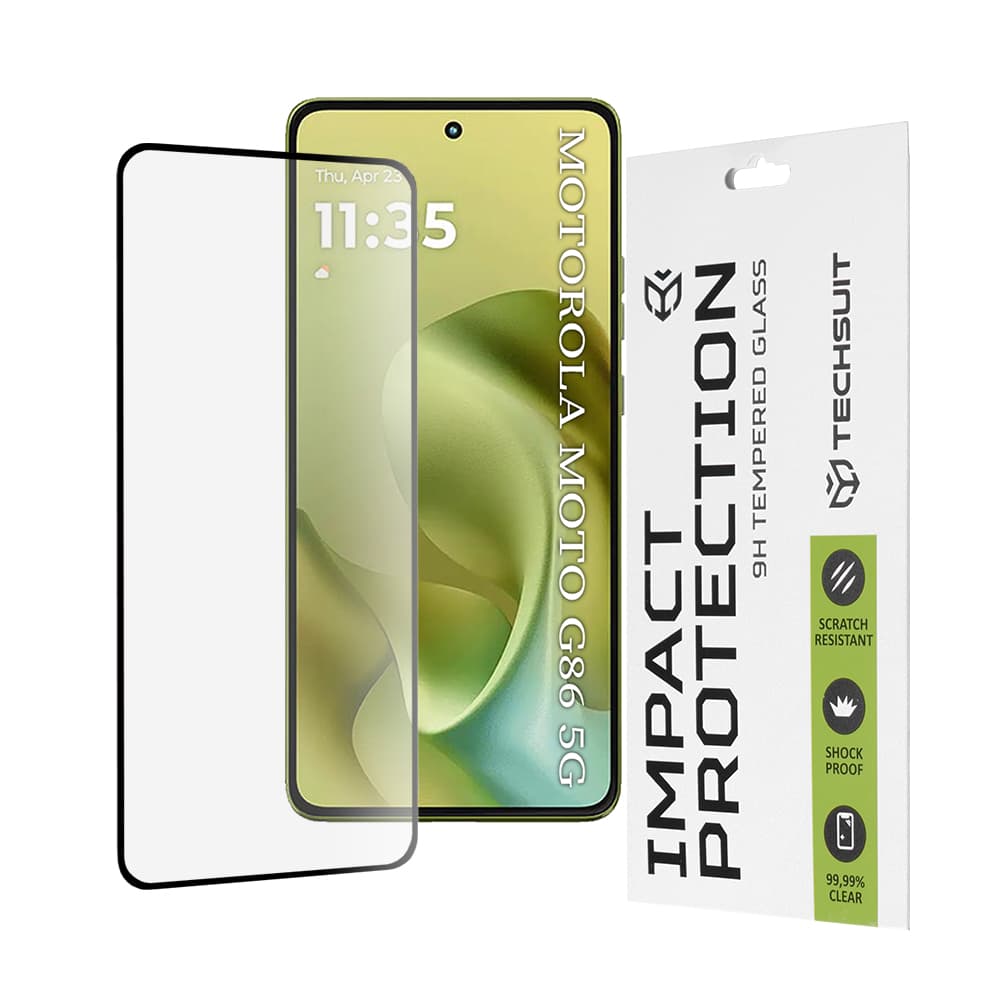 Ochranné sklo Techsuit 111D pro Motorola Moto G86 G86 Power černé - náhled 1