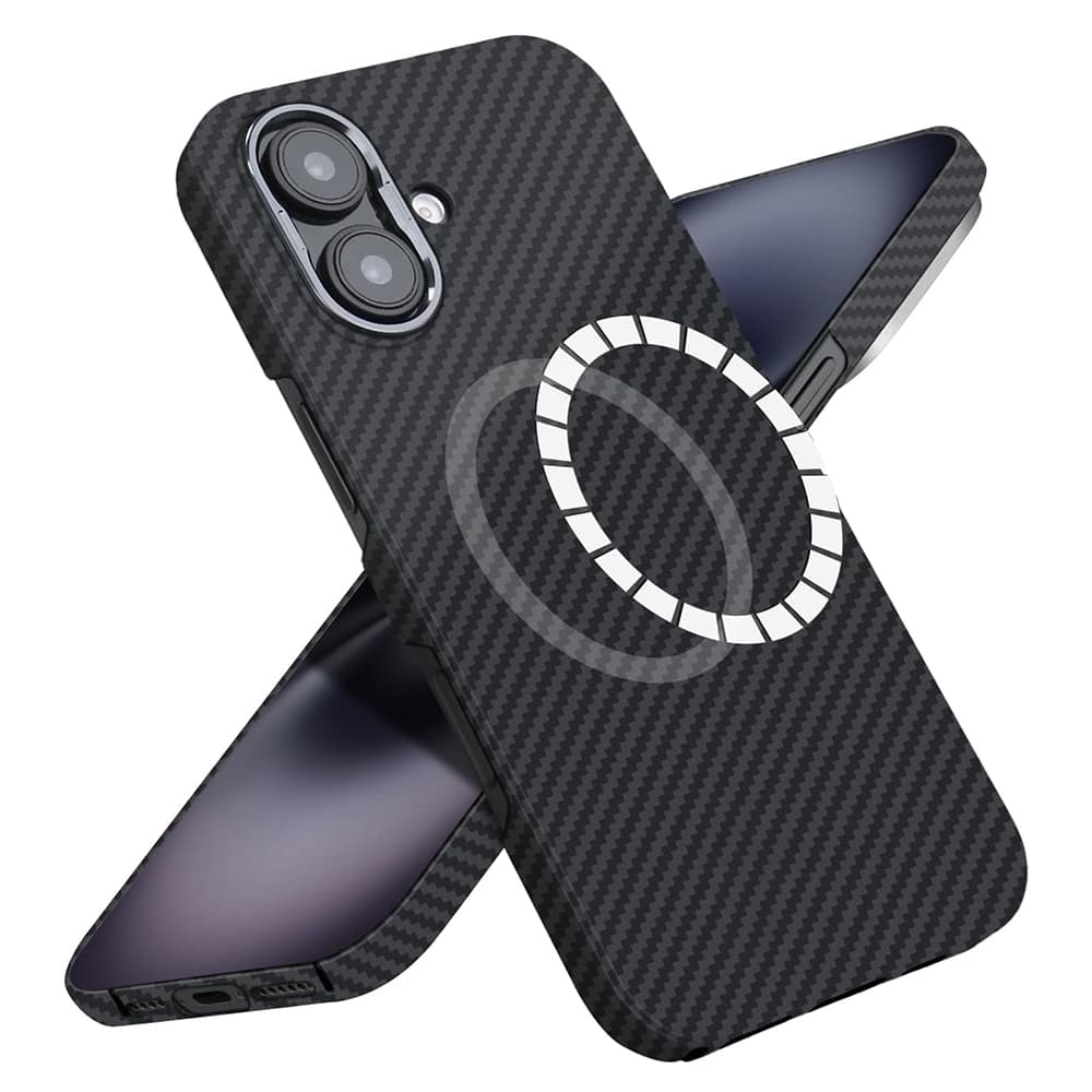 Techsuit Aramid Fiber MagSafe pro iPhone 16 černý - náhled 1