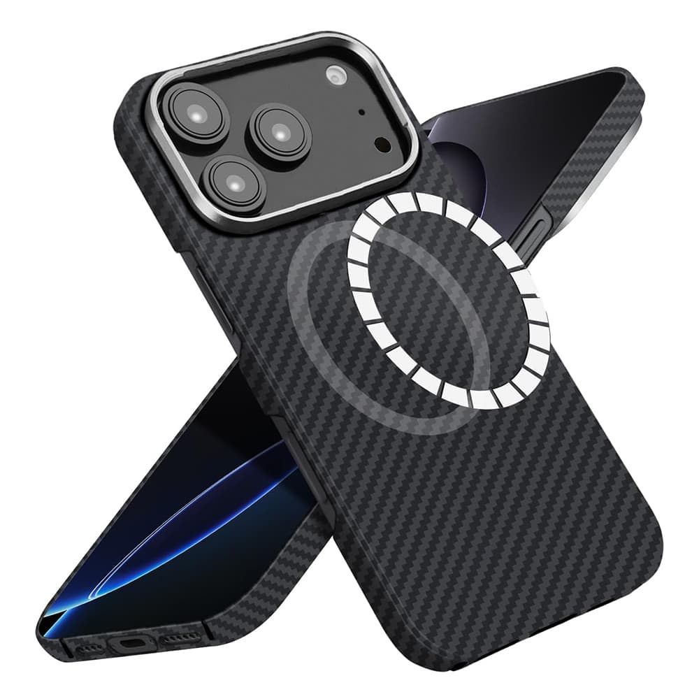 Techsuit Aramid Fiber MagSafe pro iPhone 17 Pro černý - náhled 1