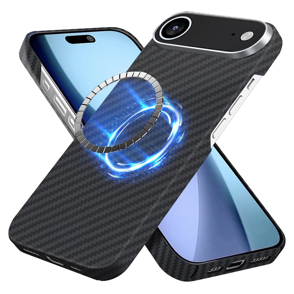 Techsuit Aramid Fiber MagSafe pro iPhone 17 Air černý - náhled 1