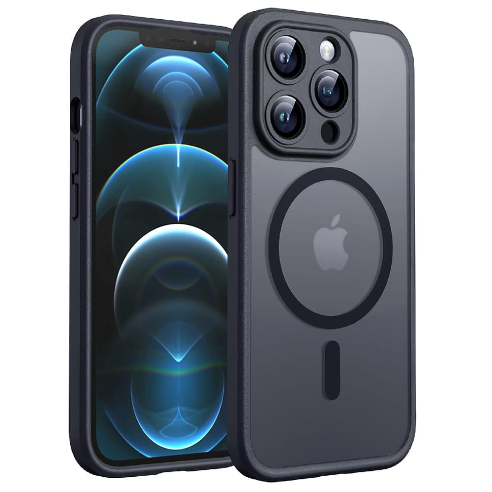 Techsuit PureFrost MagSafe pro iPhone 12 Pro Max v matné černé - náhled 1