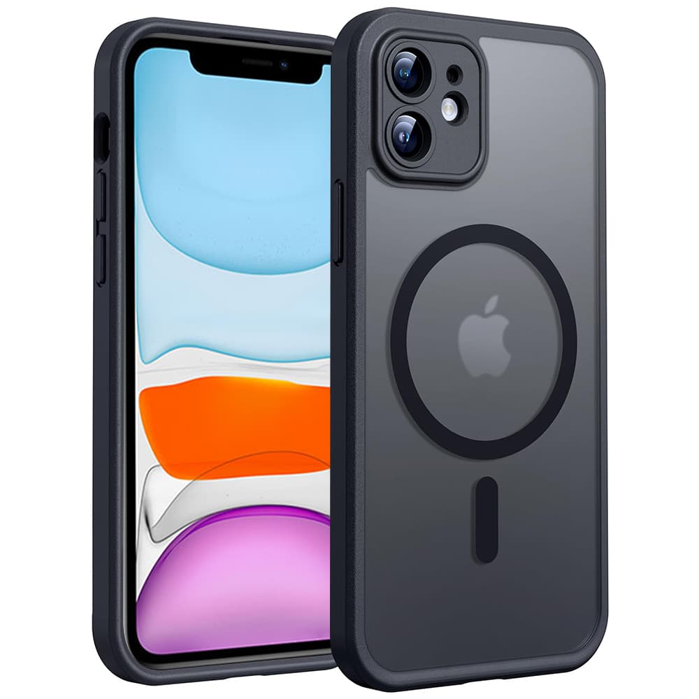 Techsuit PureFrost MagSafe pro iPhone 11 v matné černé - náhled 1