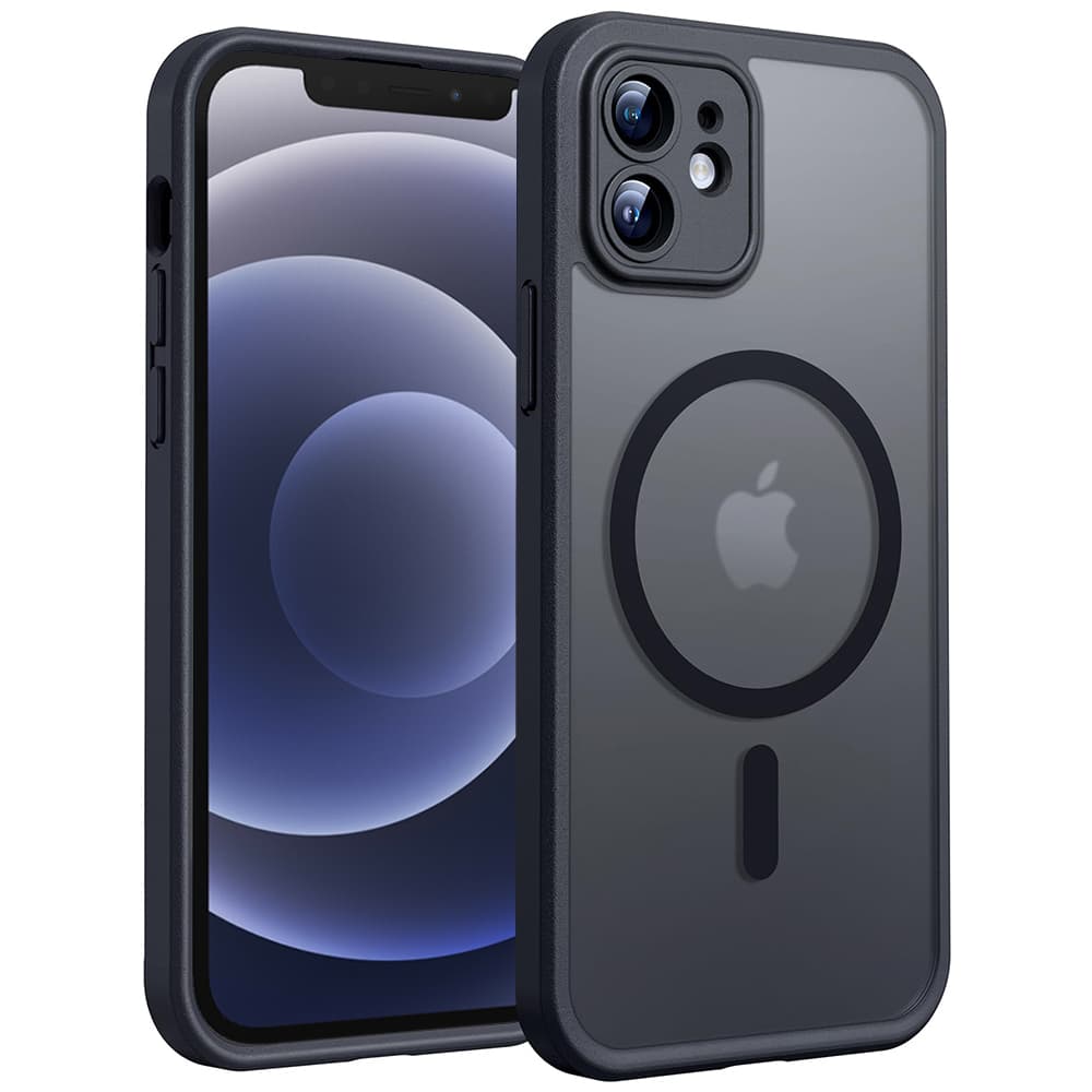 Techsuit PureFrost MagSafe pro iPhone 12 v matné černé - náhled 1