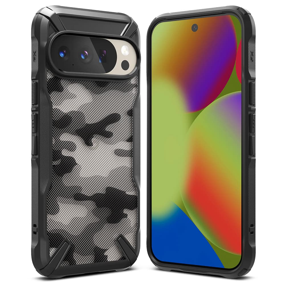 Ringke Fusion X Design Google Pixel 10 / 10 Pro maskáčově černá - náhled 1